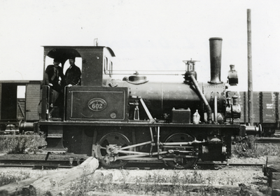 170200 Afbeelding van de stoomlocomotief nr. 602 (serie 601-612) van de S.S. (later serie 6500, nrs. 6501-6512 van de ...